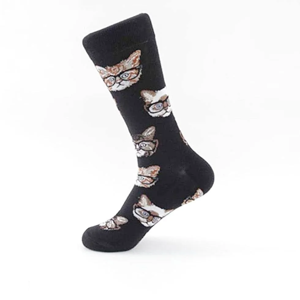 Animal Socks Hipster Cats