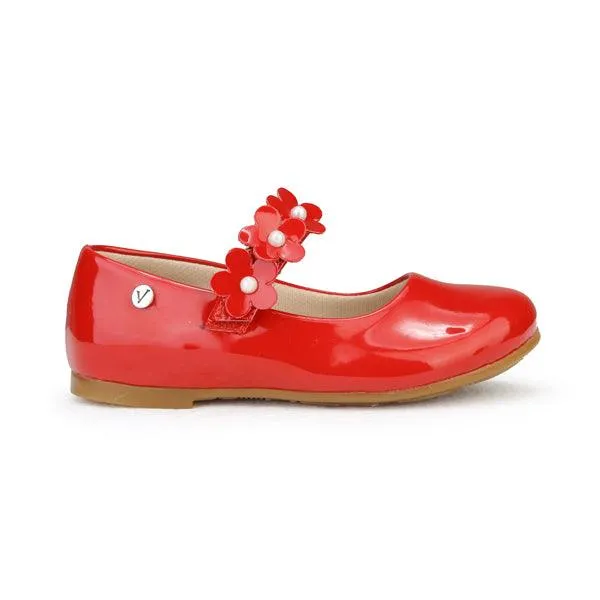 BABY GIRLS RED PATENT FORMAL SHOES