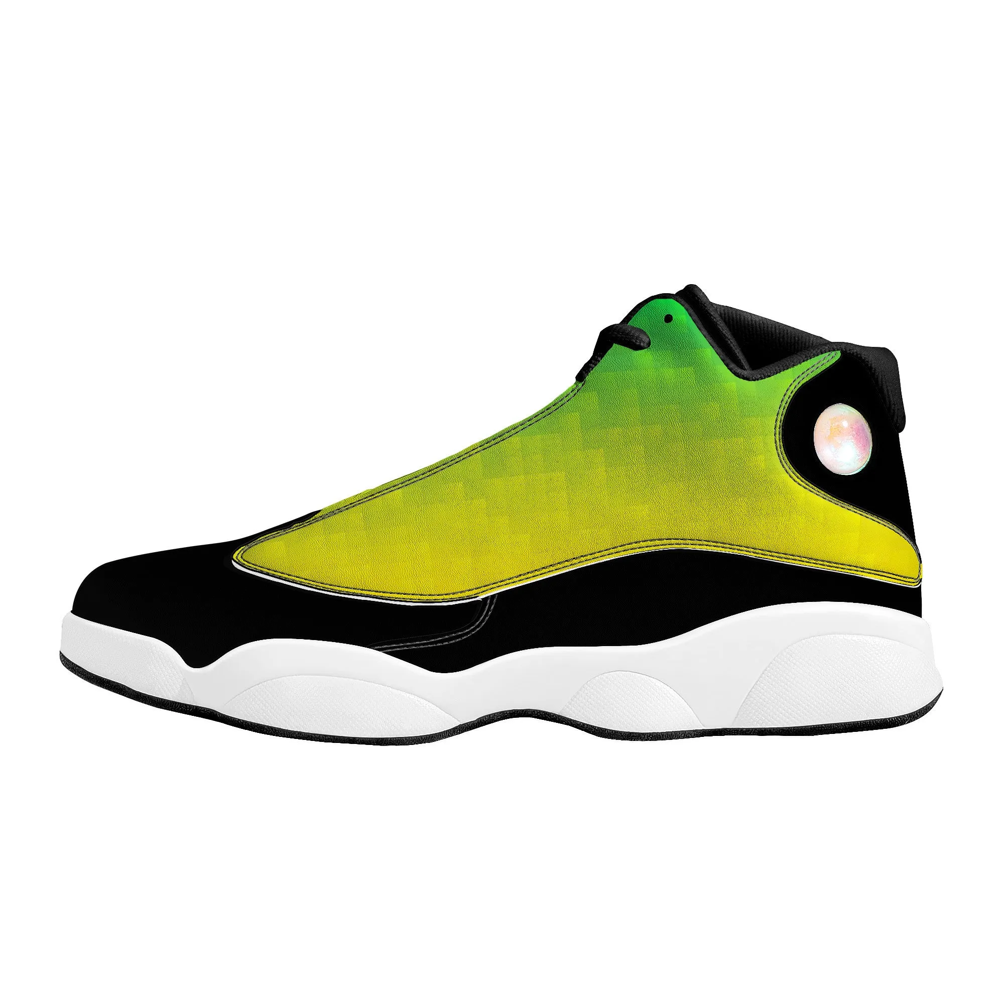 Basketball Shoes - Green/Yellow