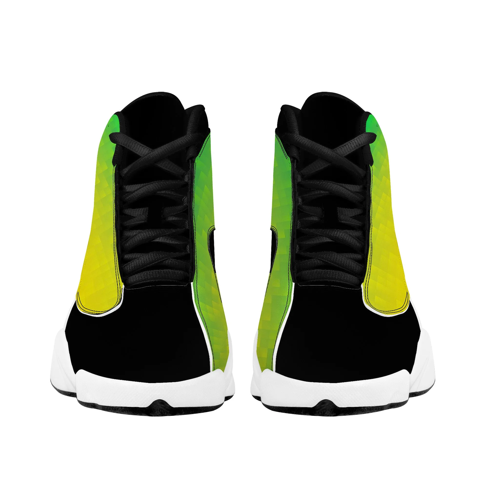 Basketball Shoes - Green/Yellow