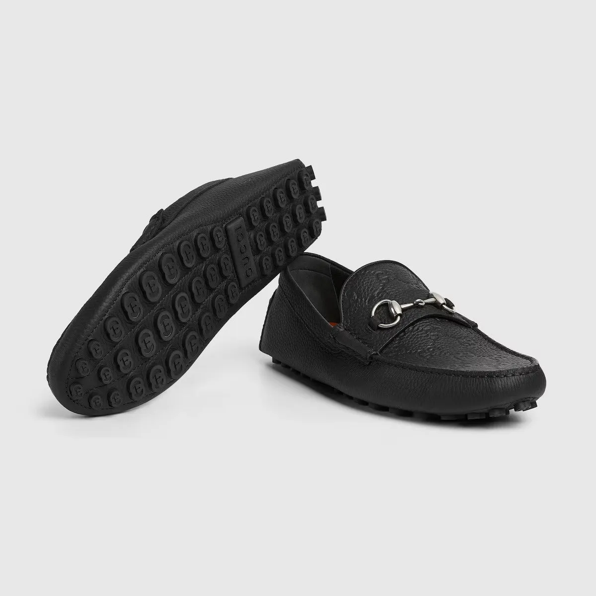 BLACK GUCCI MEN SHOES