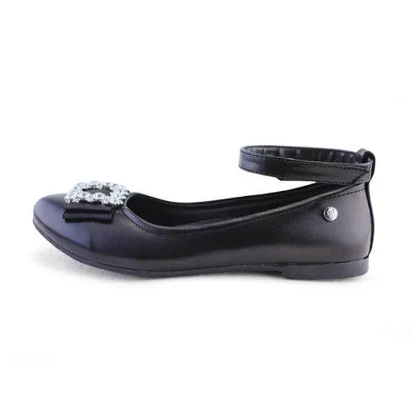 BLACK PLAIN FORMAL SHOES FOR GIRLS