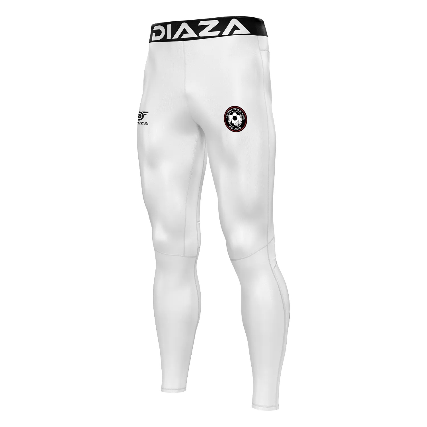 Boston Street Compression Pants Men White