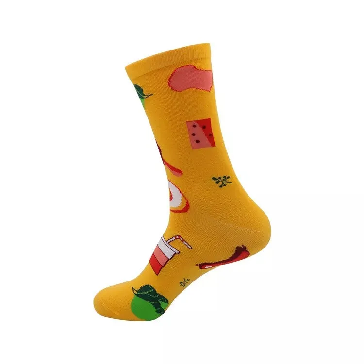 Boxed Pizza Socks Gift Set Bundle (4 Pairs with Box)