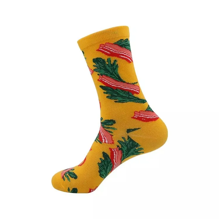 Boxed Pizza Socks Gift Set Bundle (4 Pairs with Box)