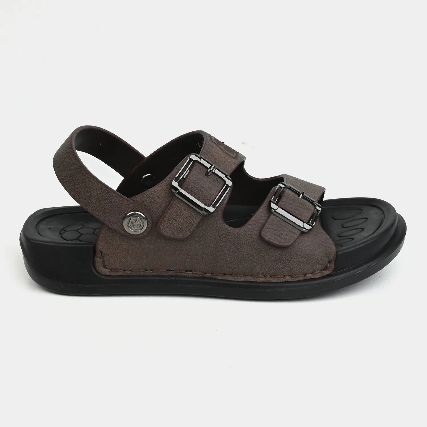 Boys Sandal P-ART1-Black/Brown