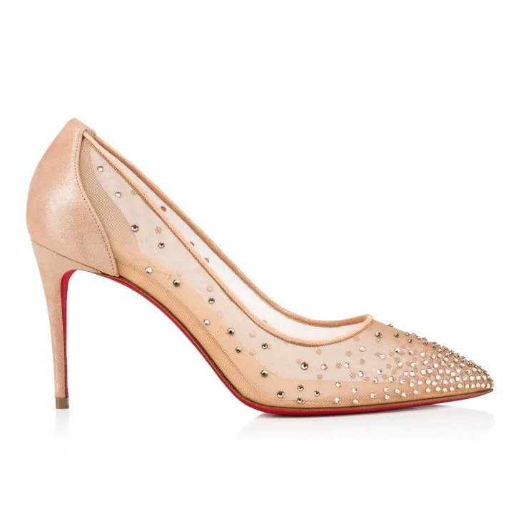 BROWN CHRISTIAN LOUBOUTIN WOMEN SHOES