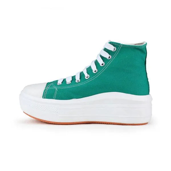 CHUNKY GREEN GIRLS SNEAKERS