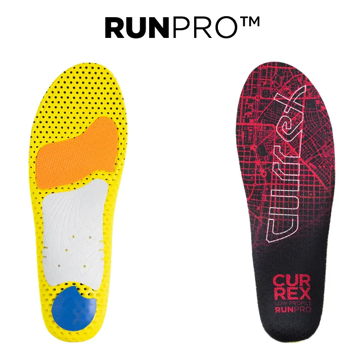 Currex RunPro Dynamic Insoles - Low Profile