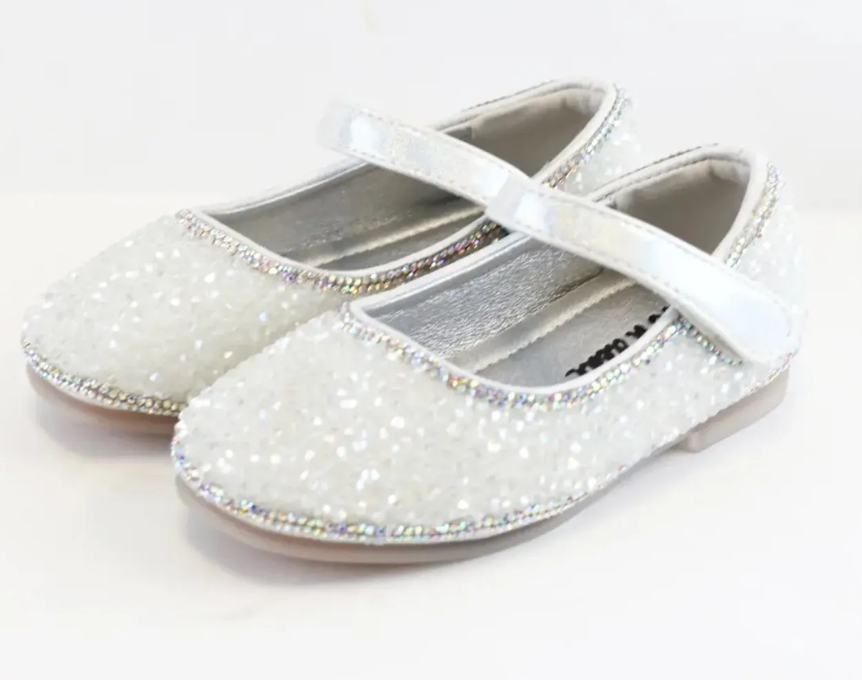 Doe a Dear SILVER STONE Girls Dress Shoes