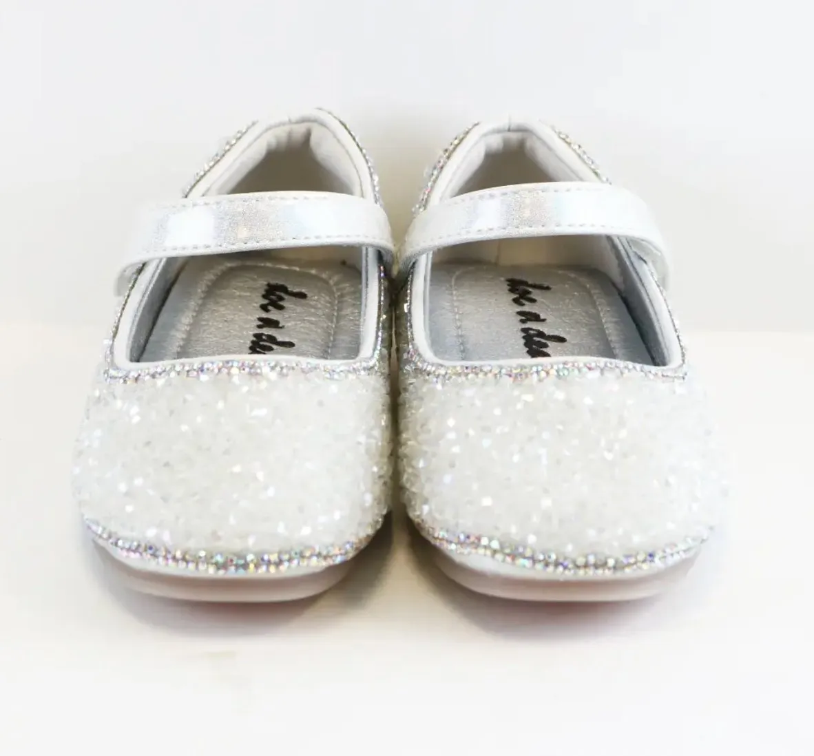 Doe a Dear SILVER STONE Girls Dress Shoes