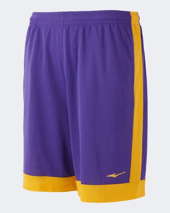 Erke Basketball Men Basketball Short Purple/Yellow 11222220009-702