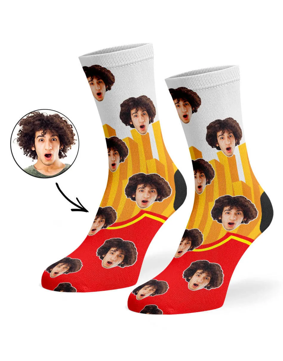 Fries Face Socks