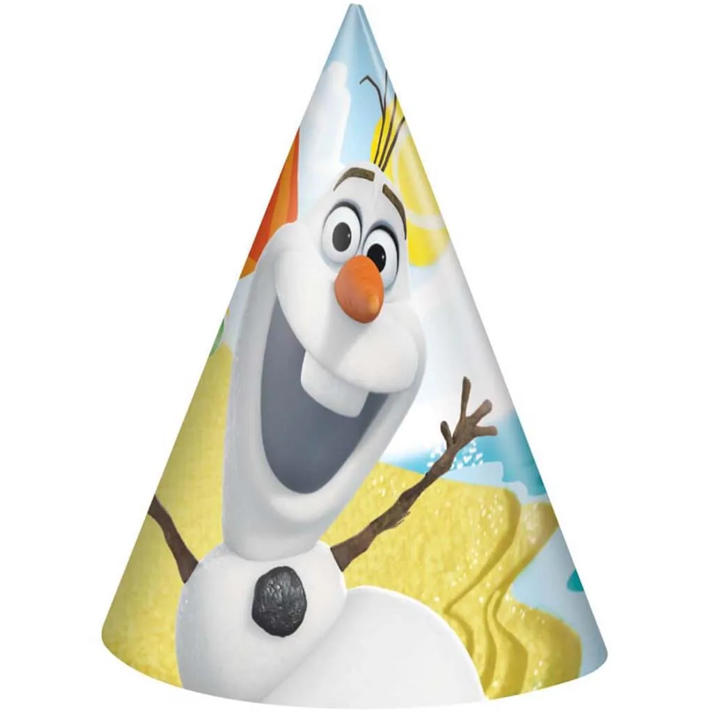 Frozen Olaf Party Hats, 8ct