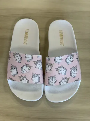 Girls Pink Unicorn Slides