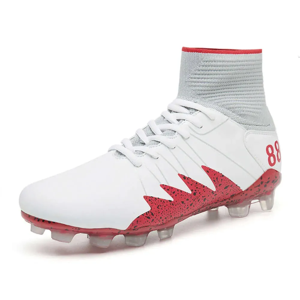 Hot Sales High Ankle Sneakers Men Fg Outdoor Cleats Long Spikes Profession Football Shoes