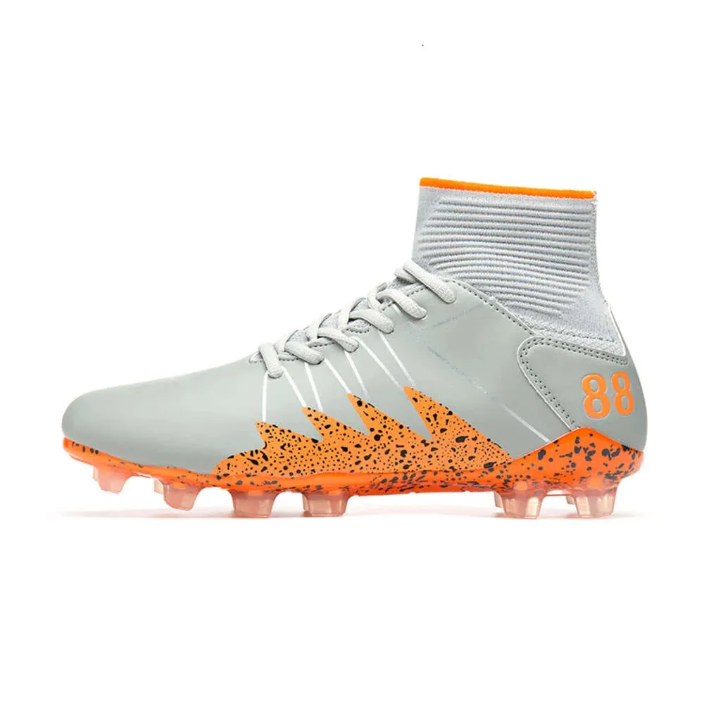 Hot Sales High Ankle Sneakers Men Fg Outdoor Cleats Long Spikes Profession Football Shoes