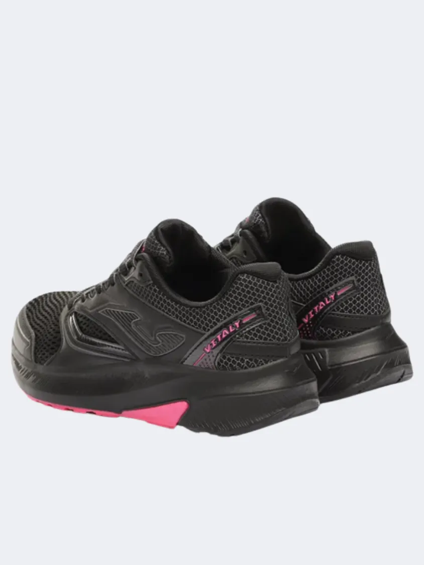 Joma Vitaly Women Running Shoes Black/Fuchsia