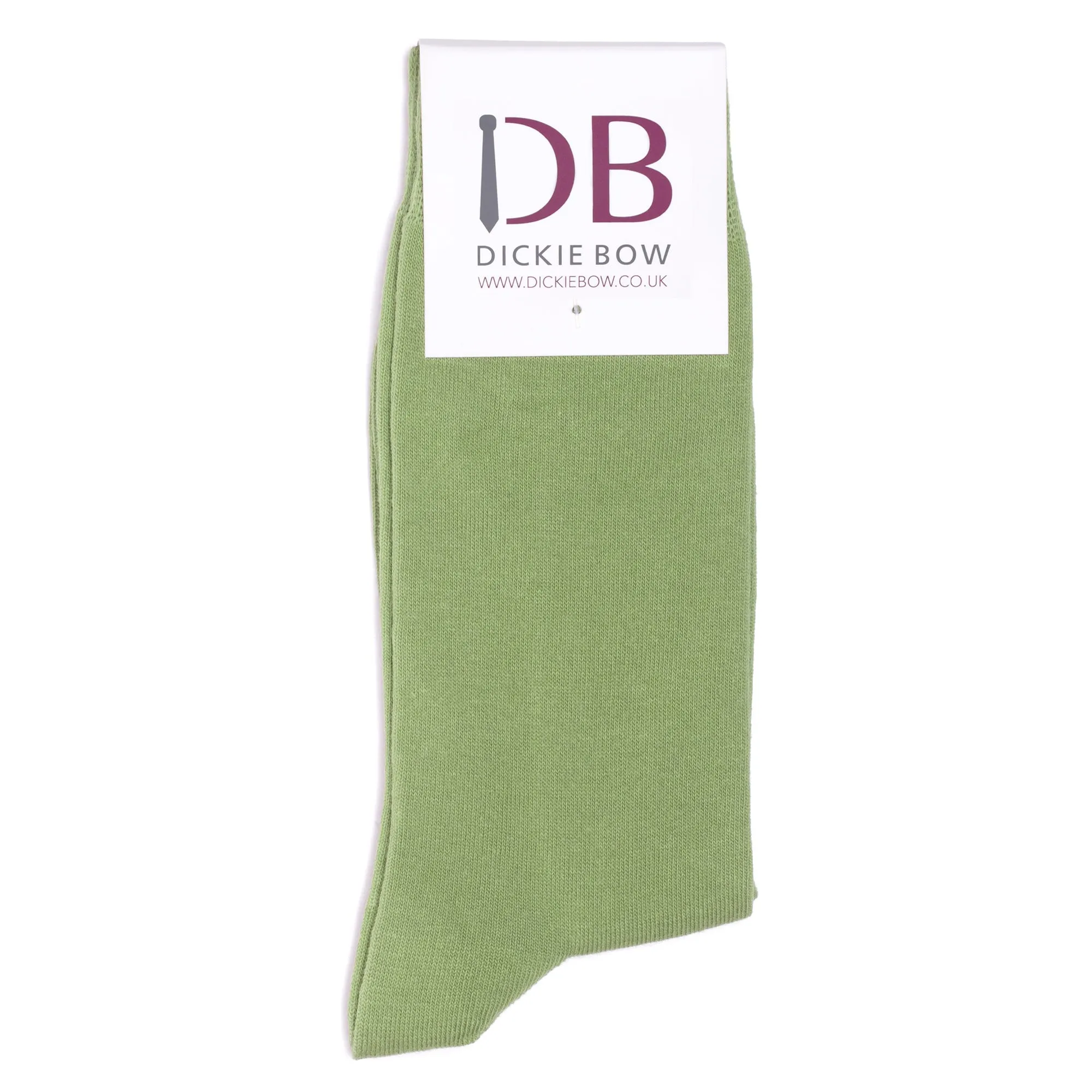 Kids Green Cotton Blend Socks