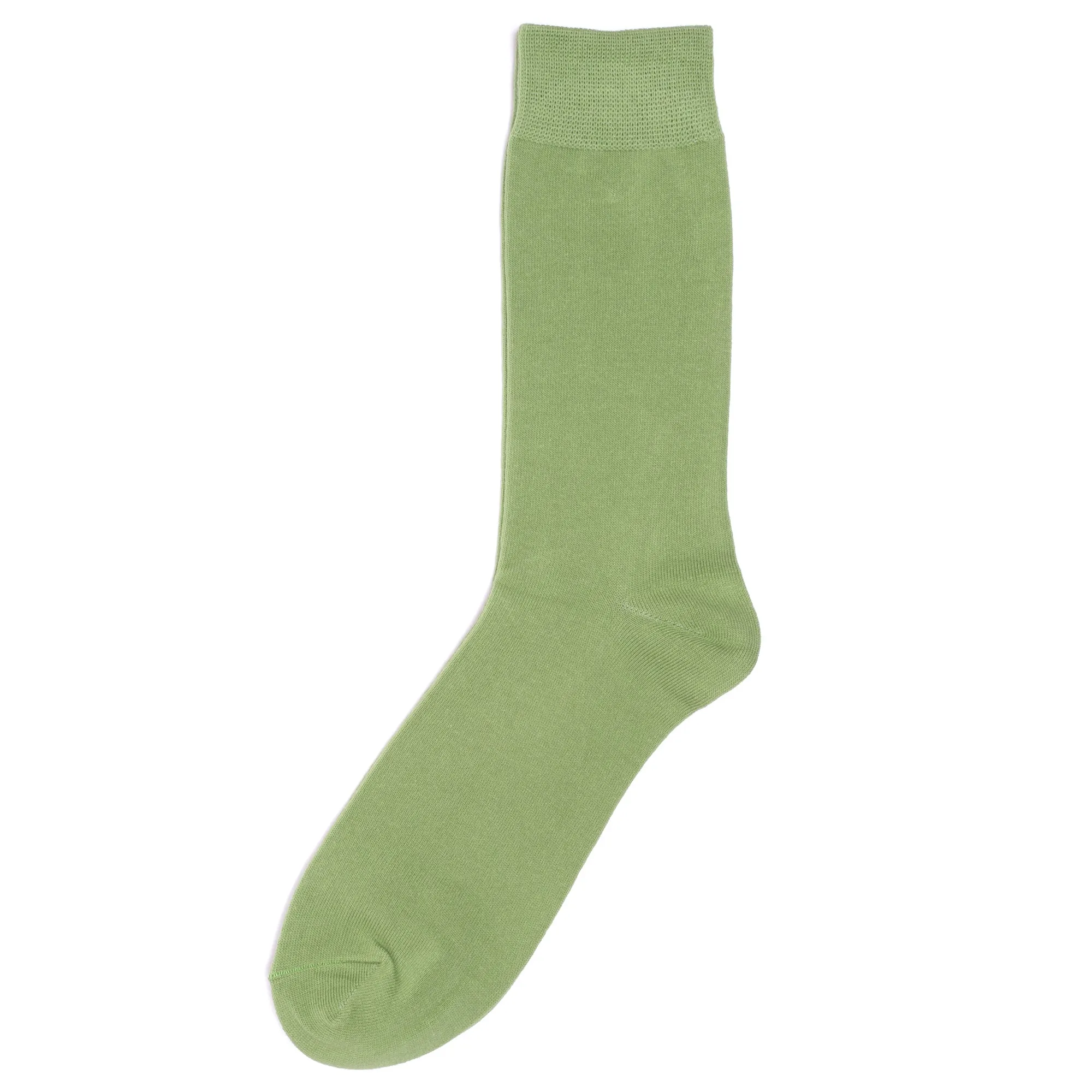 Kids Green Cotton Blend Socks