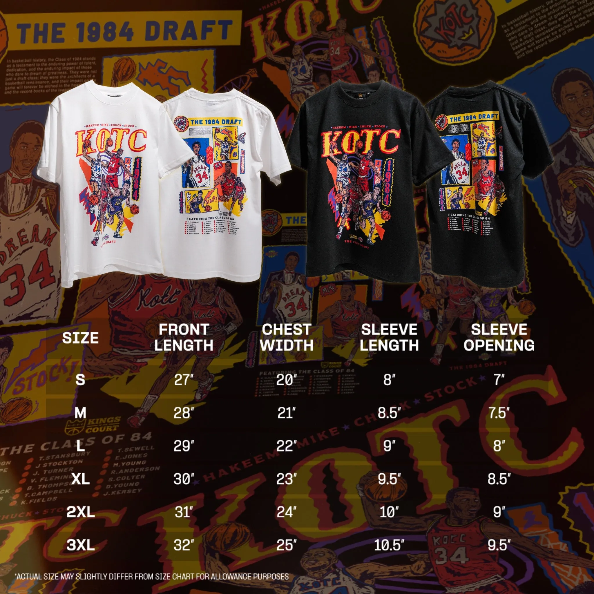 KOTC 1984 Draft T-Shirt For Men The Draft Class Collection