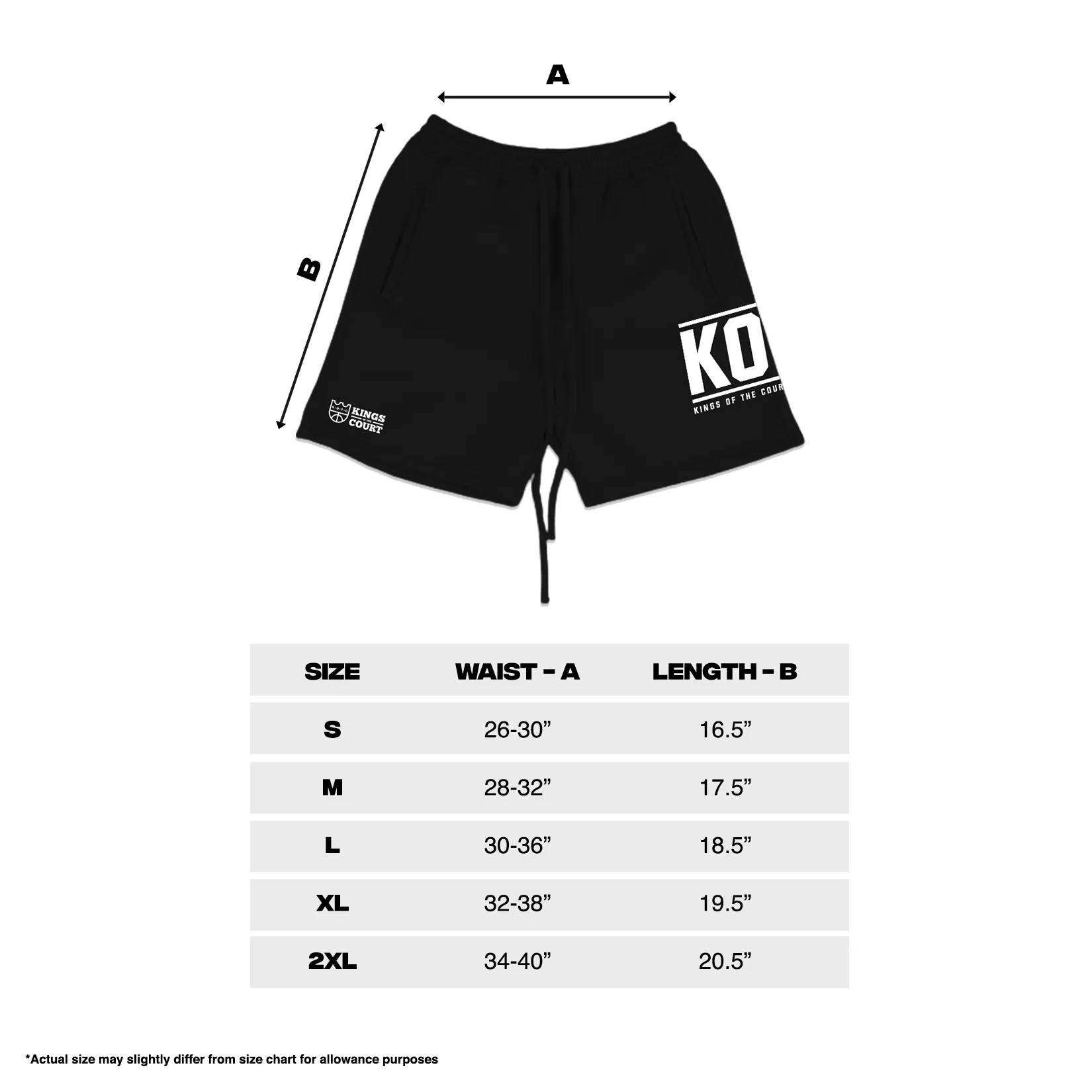 KOTC Basketball Sweat Shorts