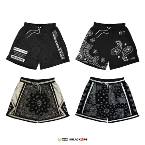 KOTC - Black Ops Basketball Paisley Mesh Shorts