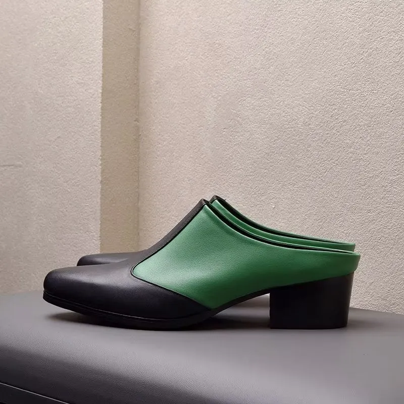 LeatherLux Slip-On Dress Shoes