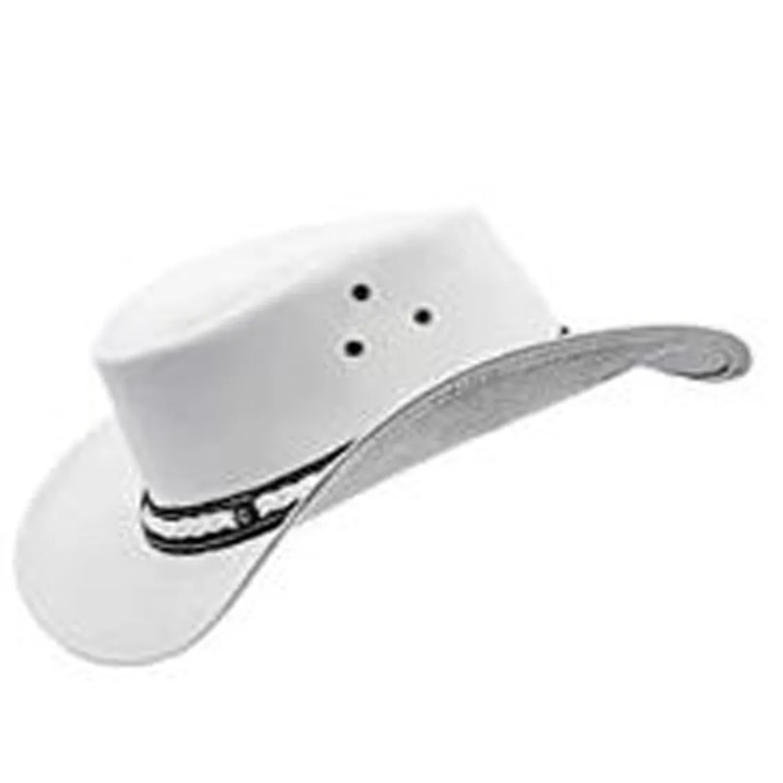 Men and Women White Genuine Leather Western Cowboy Hat