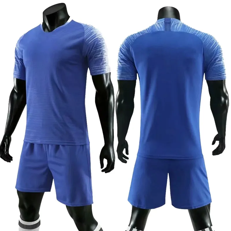 Men Ladies Kids Custom Football Training Uniforms Soccer Football Jerseys Sets