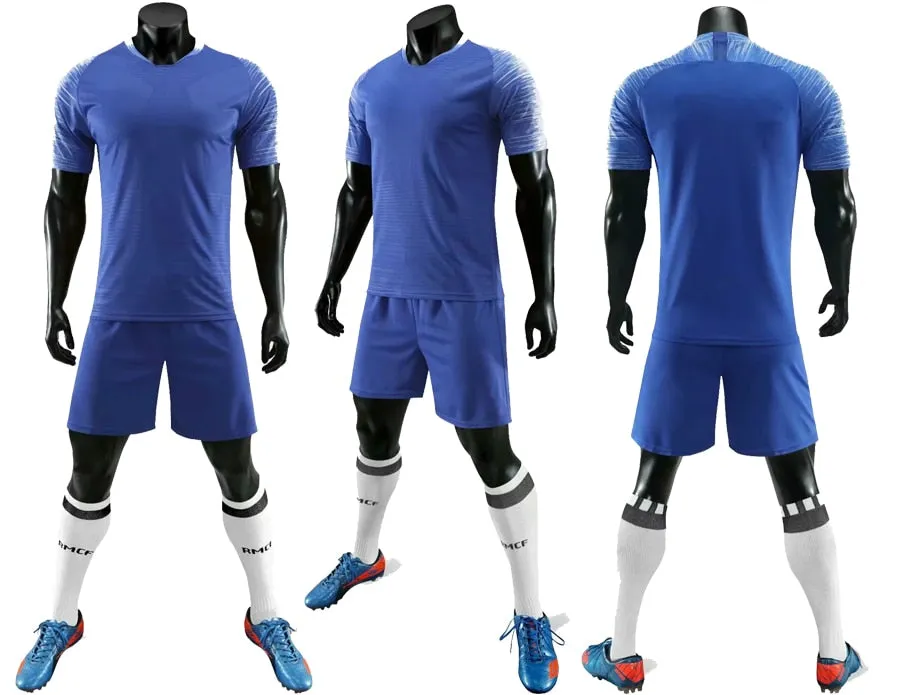 Men Ladies Kids Custom Football Training Uniforms Soccer Football Jerseys Sets