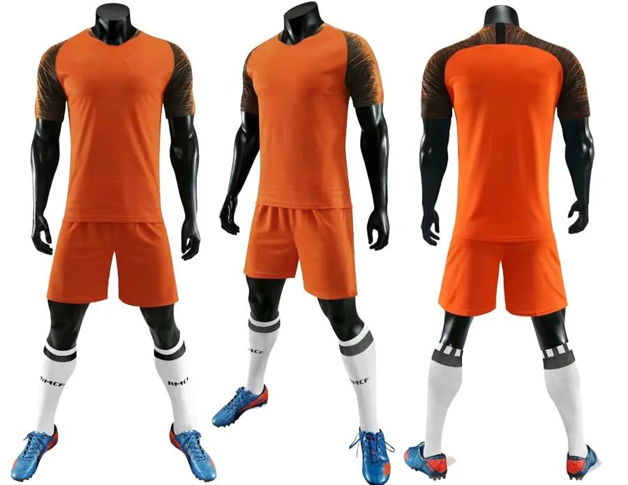 Men Ladies Kids Custom Football Training Uniforms Soccer Football Jerseys Sets