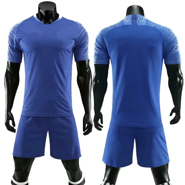 Men Ladies Kids Custom Football Training Uniforms Soccer Football Jerseys Sets