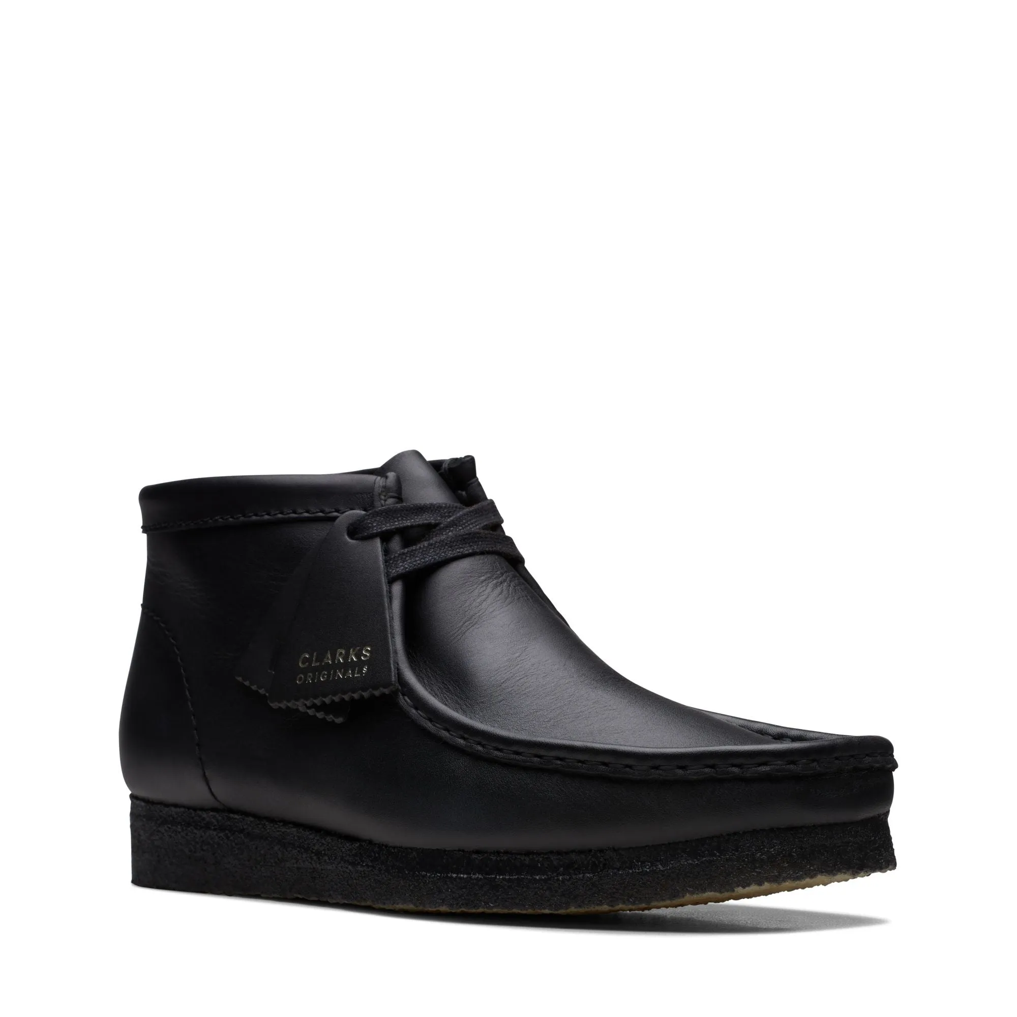 Men's Wallabee Boot - Black Leather