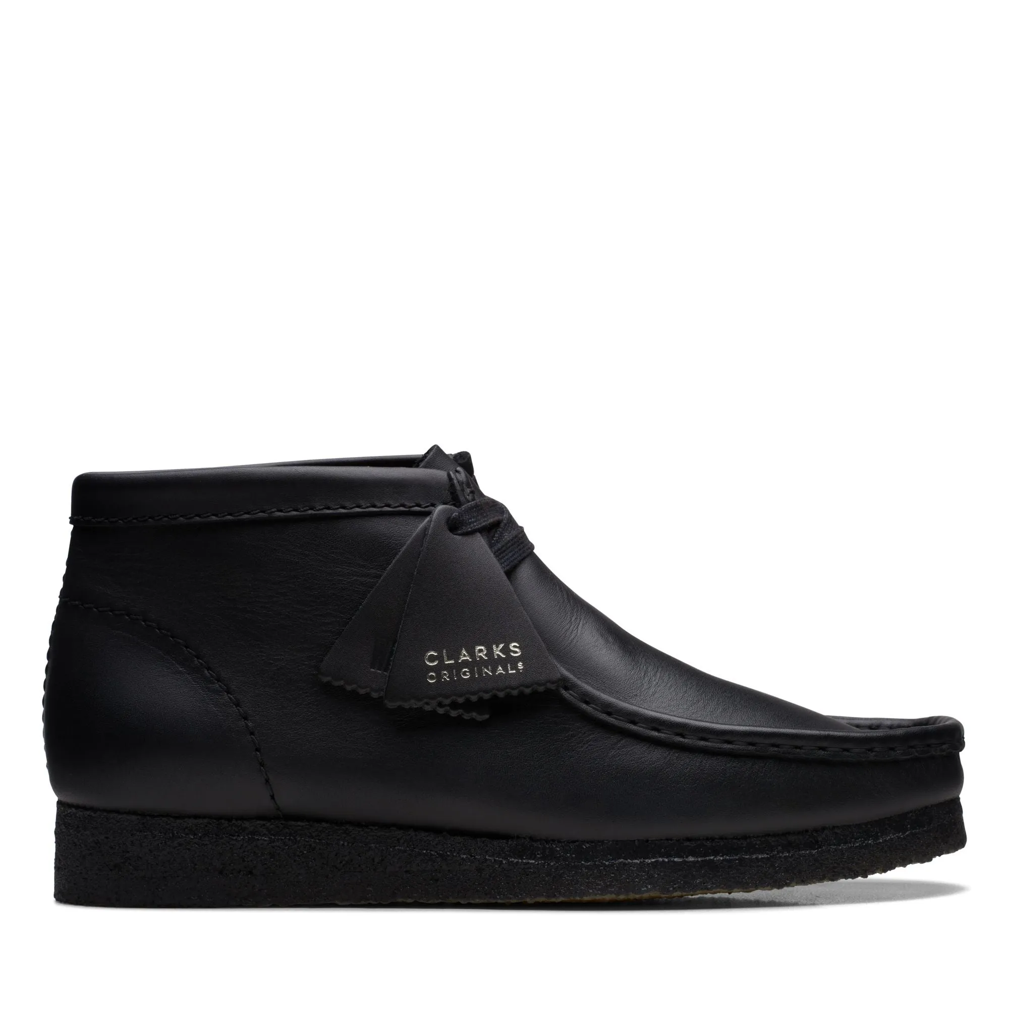 Men's Wallabee Boot - Black Leather