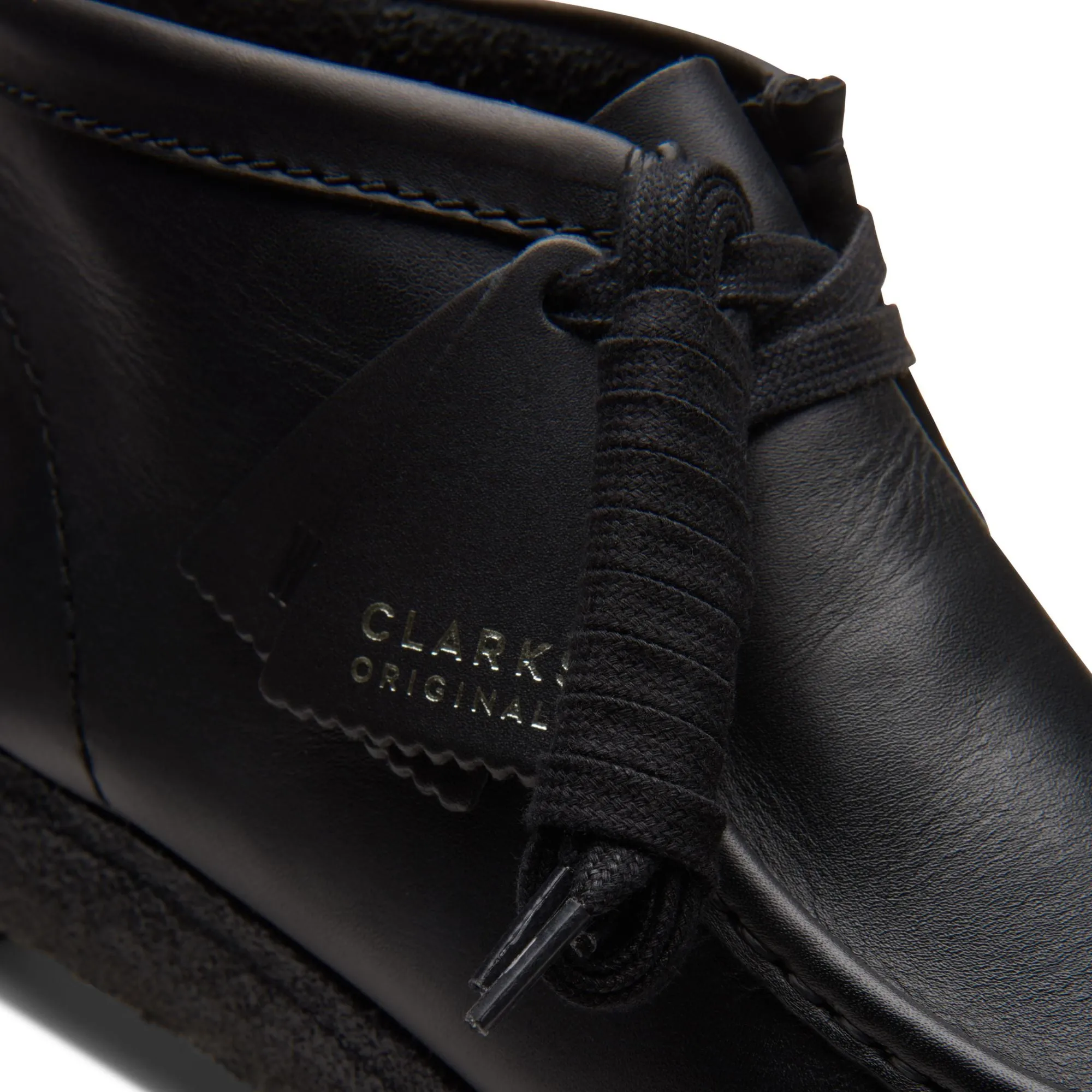 Men's Wallabee Boot - Black Leather