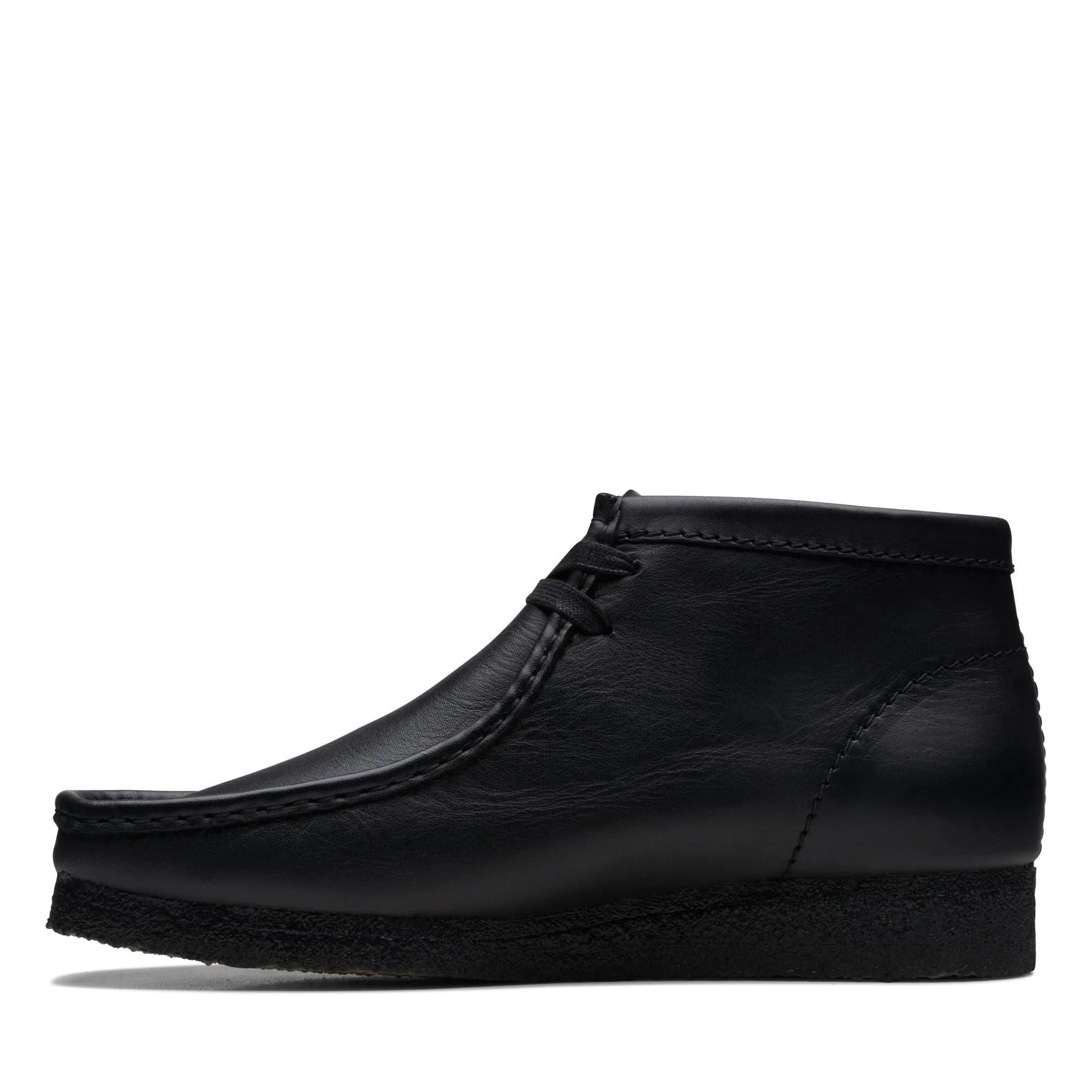 Men's Wallabee Boot - Black Leather