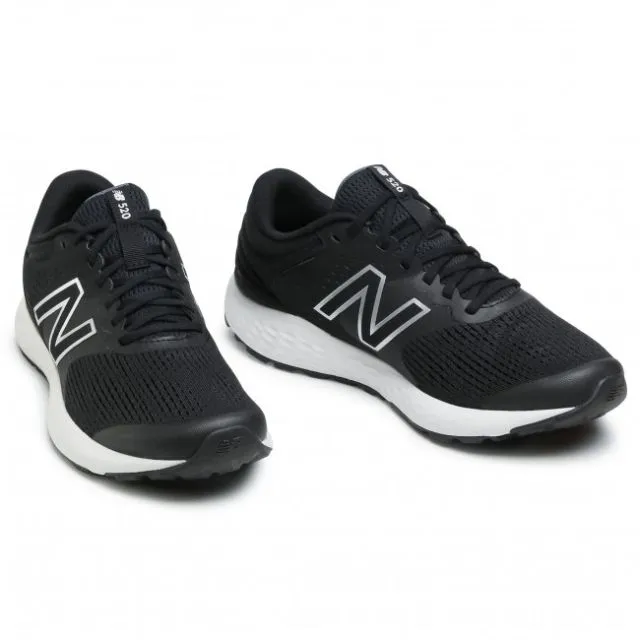 New Balance 520 Men Running Shoes Black/White