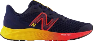 New Balance Fresh Foam Arishi v4 Big Kid 'Navy Red Egg Yolk' Sneakers, blue