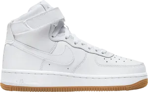 Nike Air Force 1 High GS 'White Gum' Sneakers, White