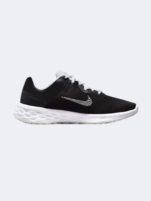 Nike Revolution 6 Premium Women Running Espadrilles Black/White