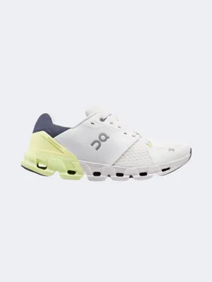 On Cloudflyer 4 Men Running Shoes White/Hay