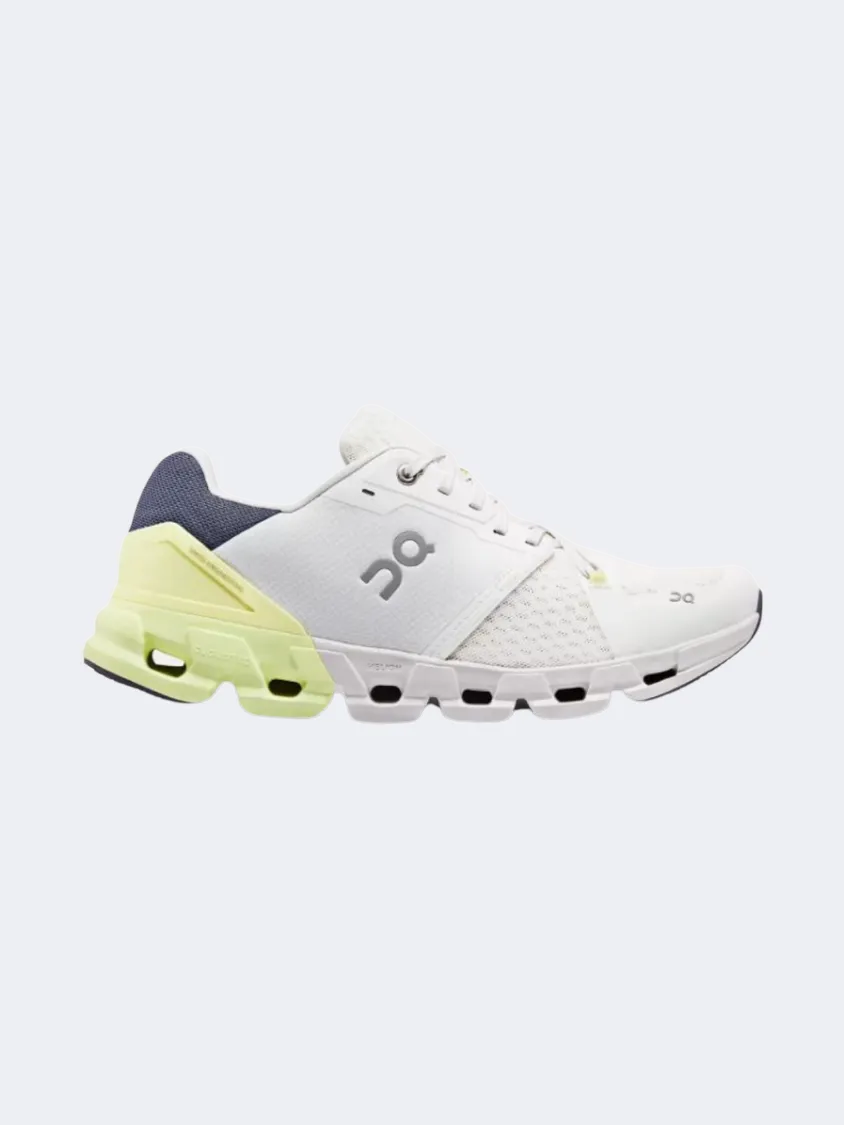 On Cloudflyer 4 Men Running Shoes White/Hay