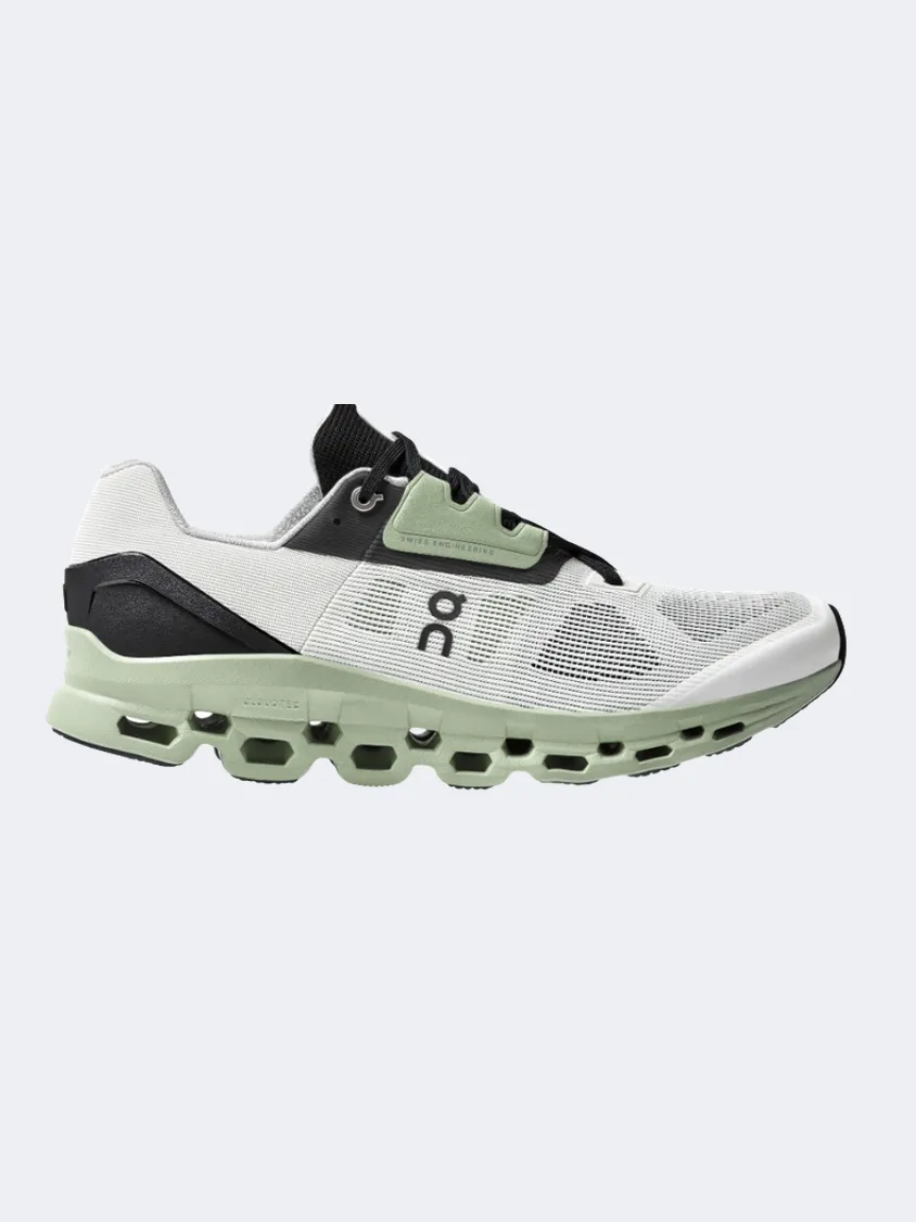 On Cloudstratus Men Running Shoes White/Black