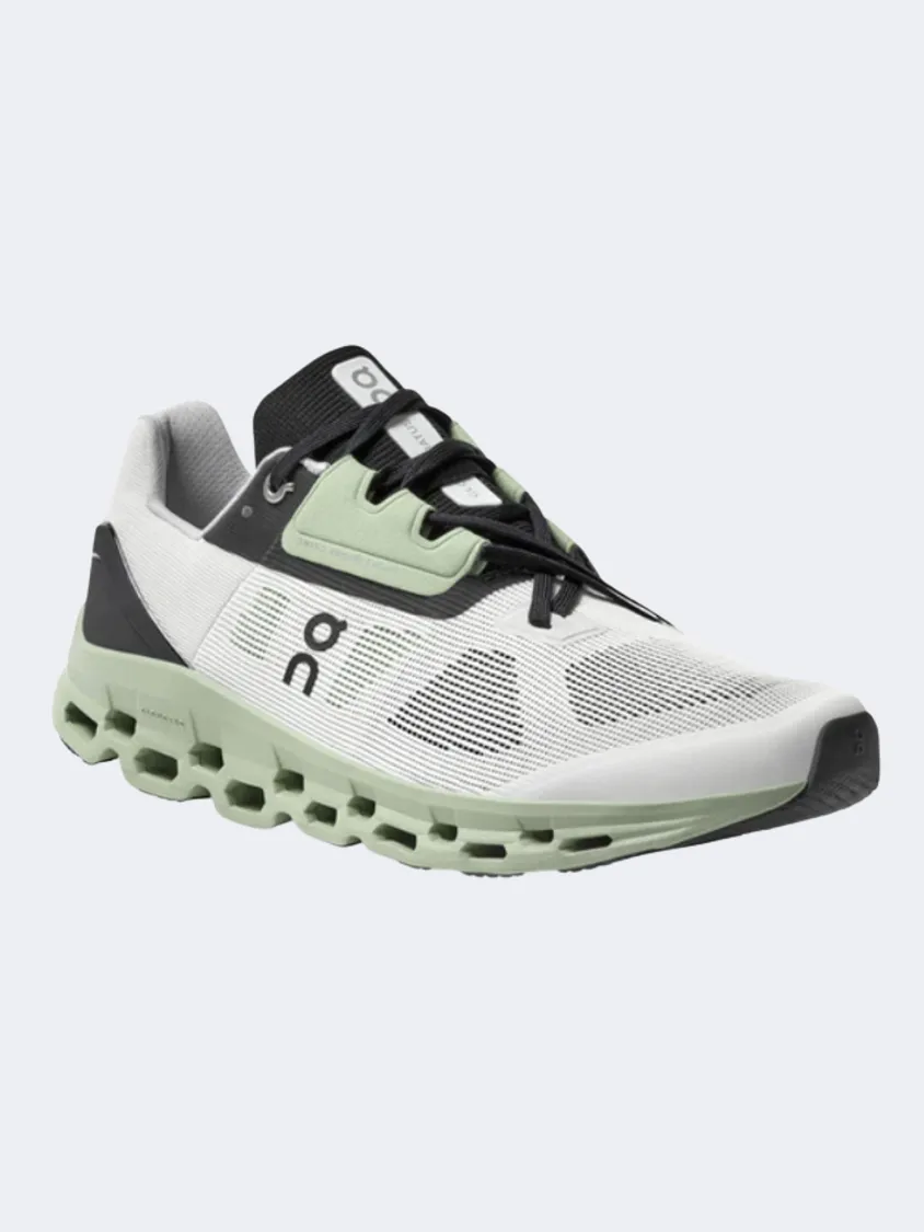 On Cloudstratus Men Running Shoes White/Black