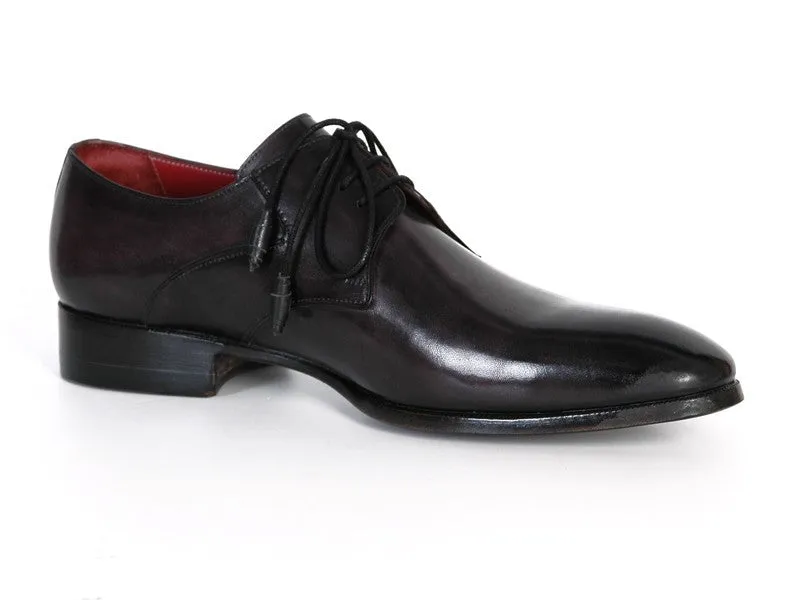 Paul Parkman Men's Anthracite Black Derby Shoes