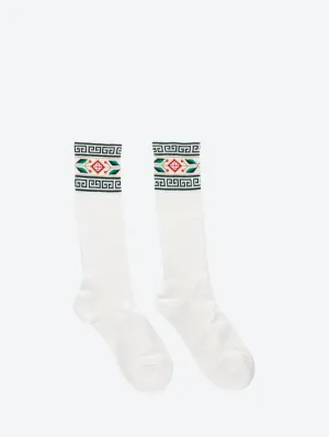 Printed basketball socks