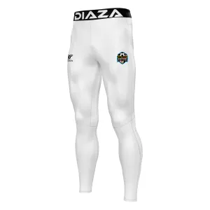 Referee Compression Pants Men White