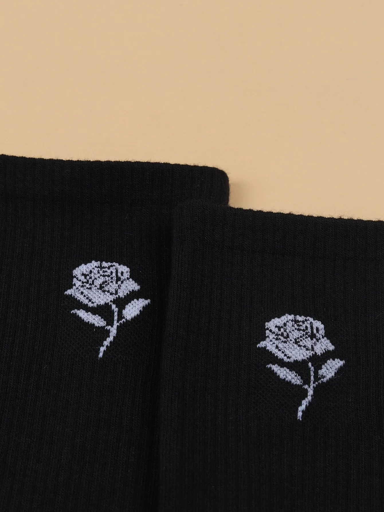 Rose Flower Crew Socks Funny Socks for Women Novelty Socks Funky Socks Gift for