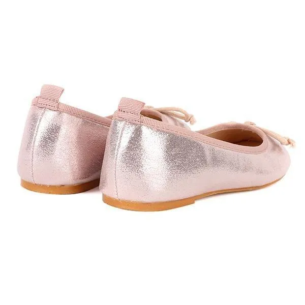 ROSE PINK GIRLS BALLERINA SHOE